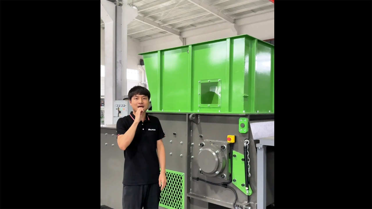 Trituradora de un solo eje