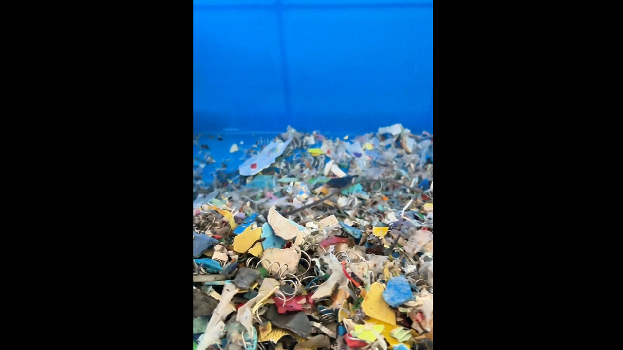 Clasificador de plástico